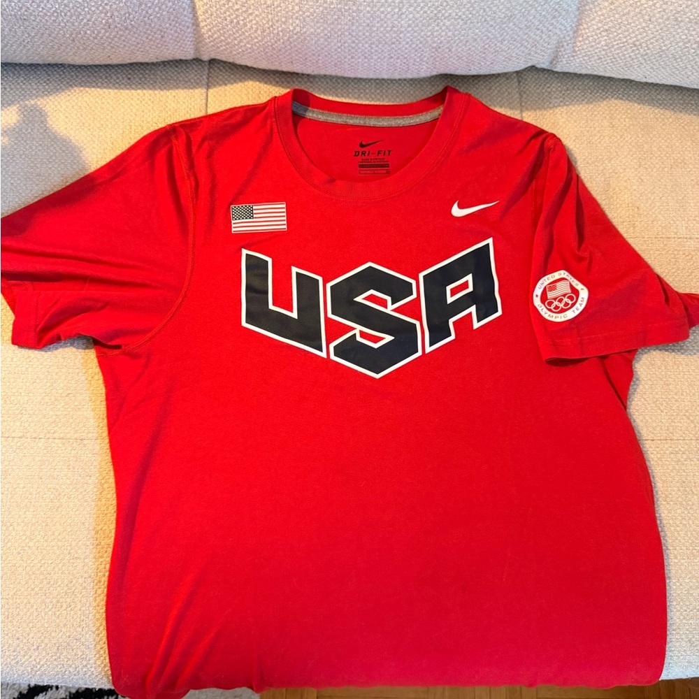 Nike Men's Red USA Olympic T-Shirt
